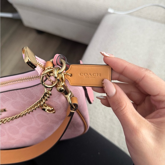 Coach Powder Pink Teri Bag - Picture 4 of 8